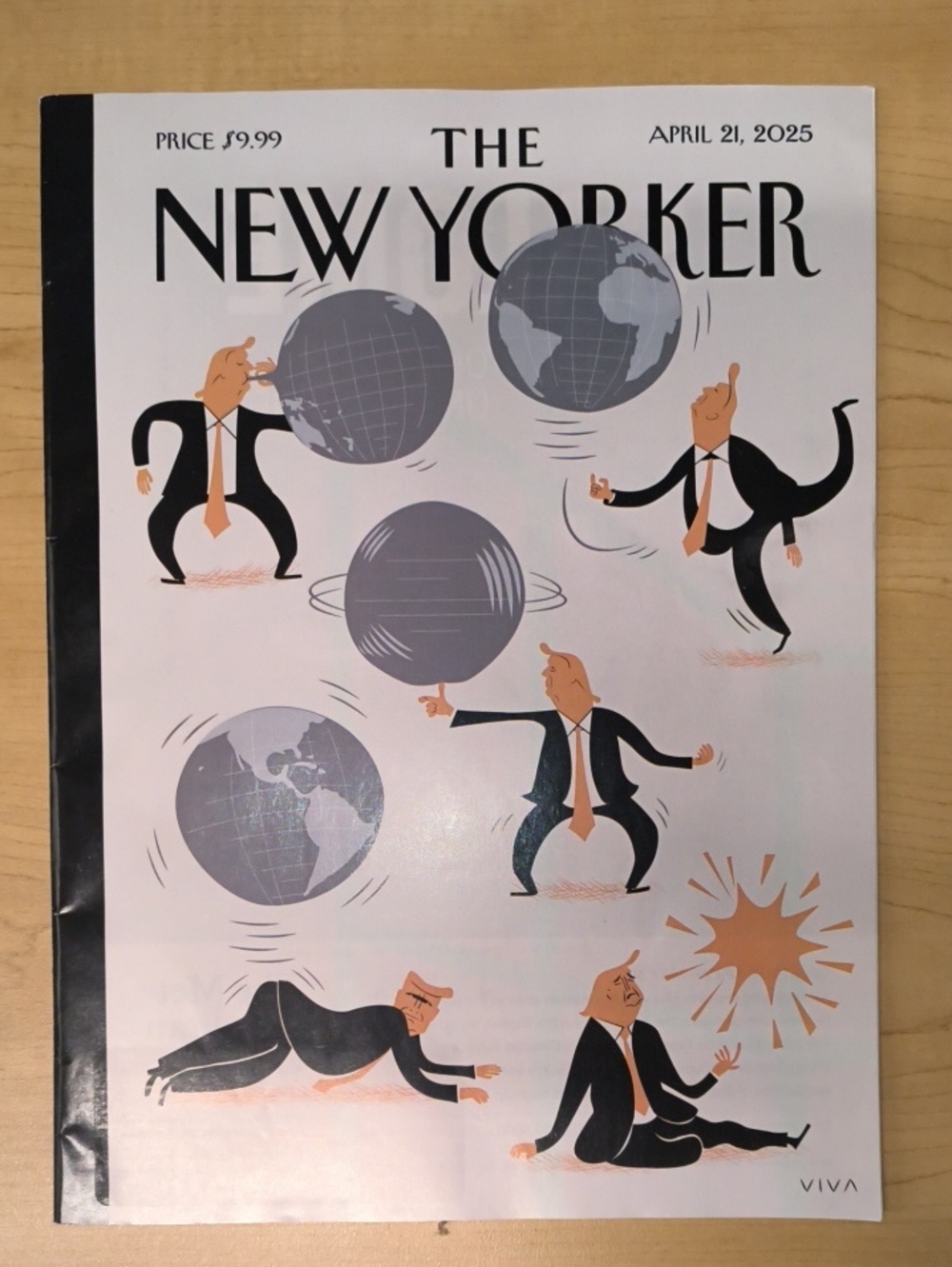 The New Yorker Magazine Frank Viva’s “Hot Air”:April 21, 2025